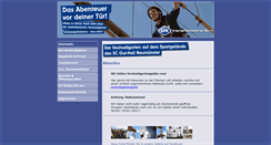 Desktop Screenshot of hochseilgarten-neumuenster.de